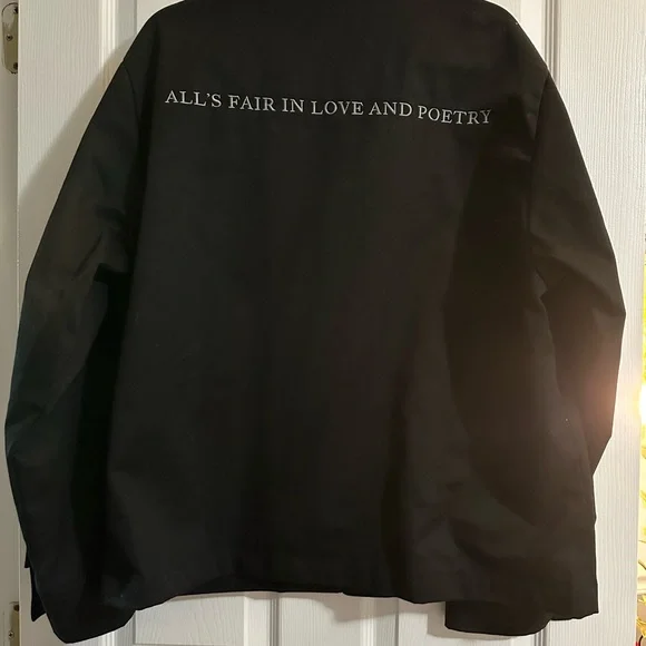ON HOLD!! Taylor Swift Tortured Poets Department Black Jacket LARGE - Picture 3 of 3